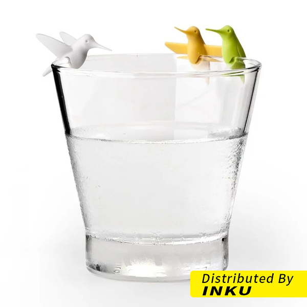 QUALY 蜂鳥杯憩 造型杯具 蜂鳥 茶包固定套 裝飾 生活小物 i-D [現貨]