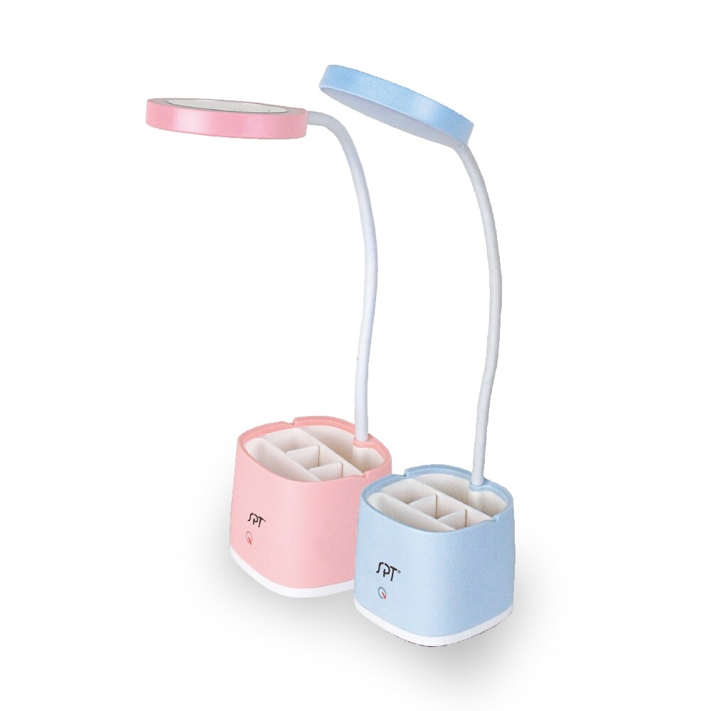 三檔調光 USB充電 LED長工作壽命 大片發光面 補光鏡 筆筒收納 可換電池