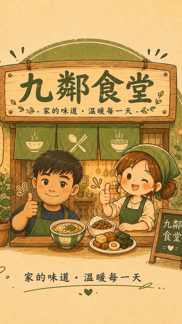 九鄰食堂｜營業公告