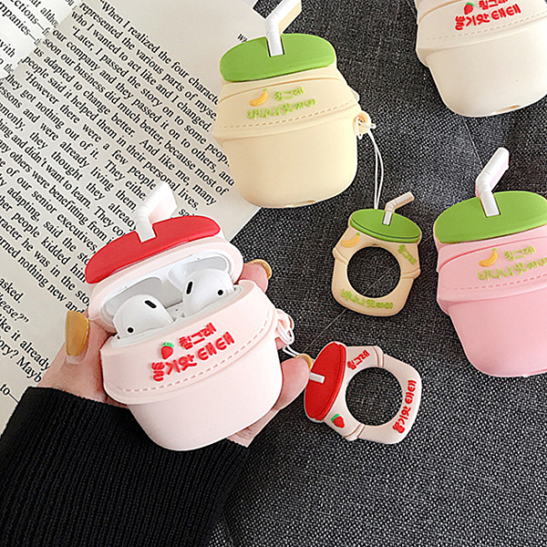 AirPods專用，矽膠材質耐刮耐磨彈性佳，保護功能好 多種花樣款式可供選擇，造型可愛迷你