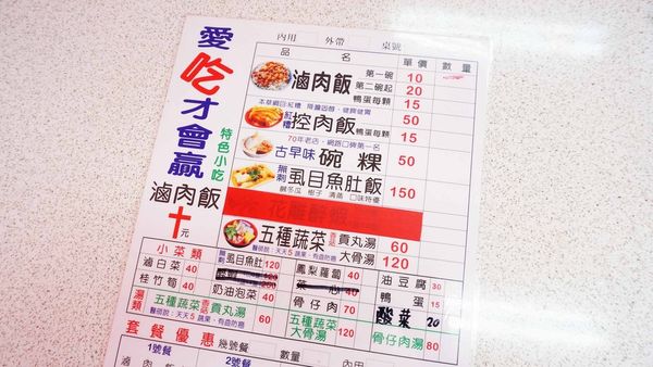 【台北美食】愛吃才會贏-什麼！？一碗滷肉飯竟然只要１０元