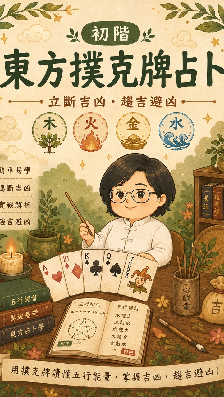 拼命人蔘-東方撲克牌占卜
