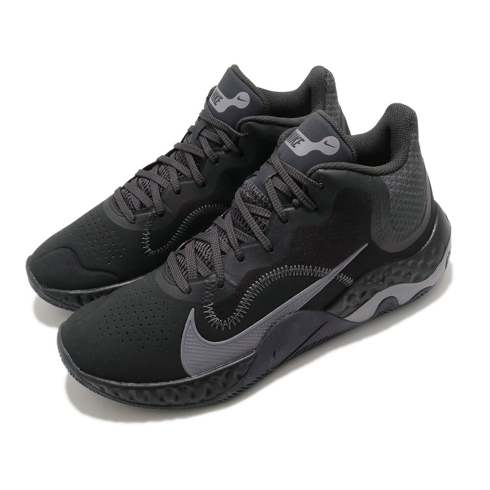 專業籃球鞋品牌:NIKE型號:CK2670-001品名:Renew Elevate配色:黑色,灰色