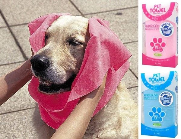 車之嚴選 cars_go 汽車用品【688-P】日本AION寵物專用 抗菌配方 羚羊皮巾-厚手 M (43*32.5CM)-兩色選擇