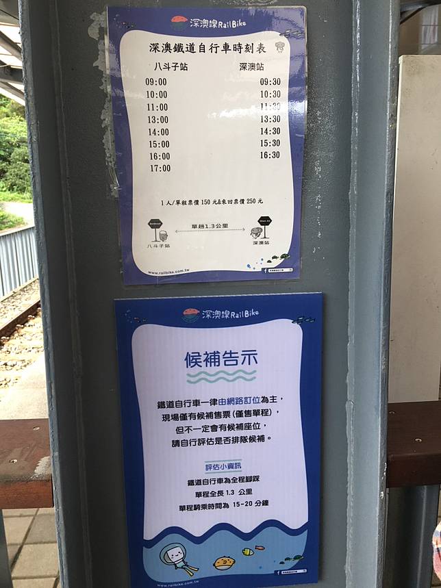 跟著小編玩基隆 搭乘濱海奇基線來趟深澳鐵道自行車半日遊
