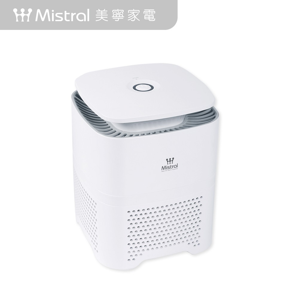 【Mistral 美寧】桌上型清淨機JR-42DC-圓潤方形/過濾淨化二手煙