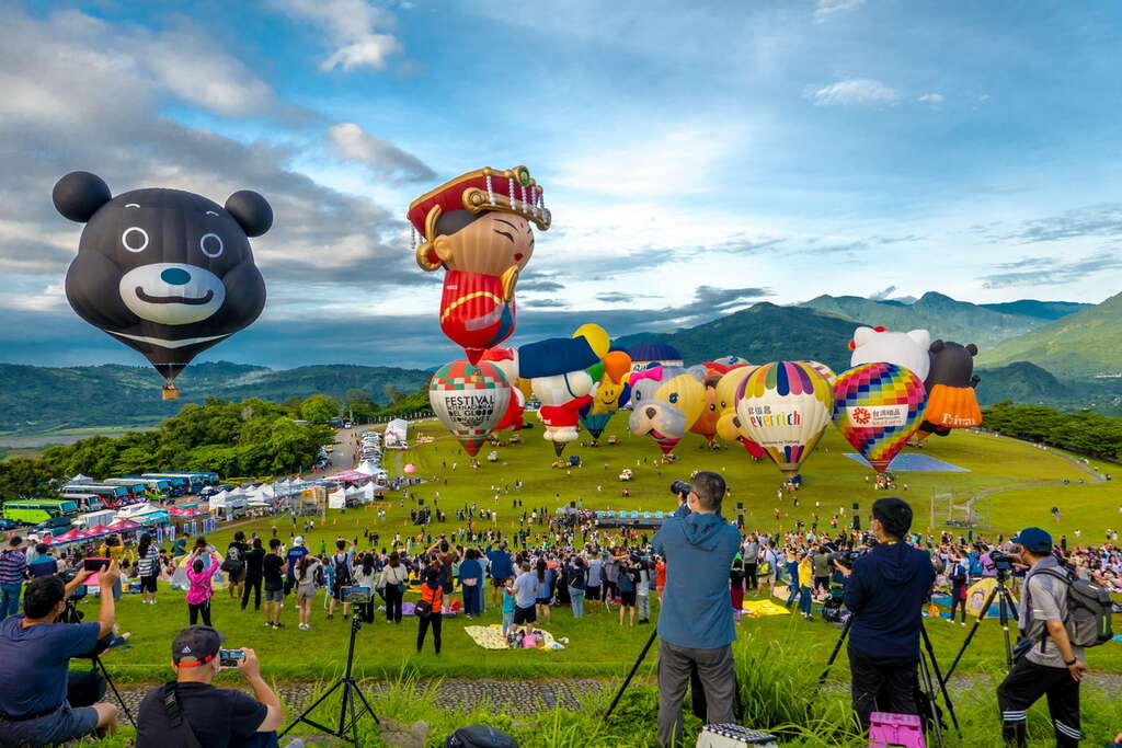 2023臺灣國際熱氣球嘉年華開幕