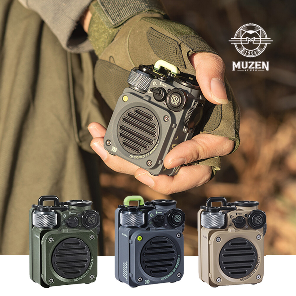 muzen wild mini 戶外越野防水藍牙喇叭 露營 戶外 ipx5防水 迷彩 軍事 登山