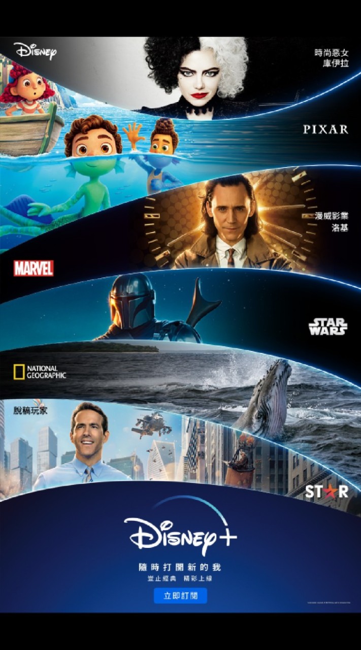 Disney＋Netflix 同樂會