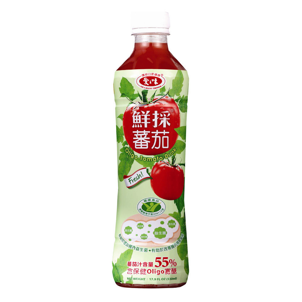 愛之味鮮採蕃茄汁-Oligo腸道保 530ml