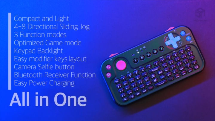 可以將多種不同功能的裝置整合至單一迷你鍵盤內，就是Power Vessel最大的吸引力。