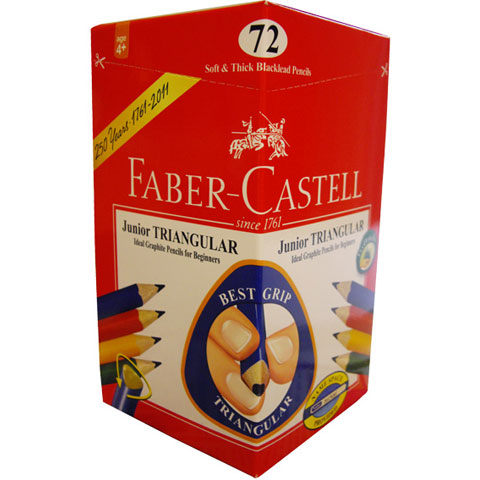 FABER 111803(116572 2B)大三角鉛筆 (72支/盒)
