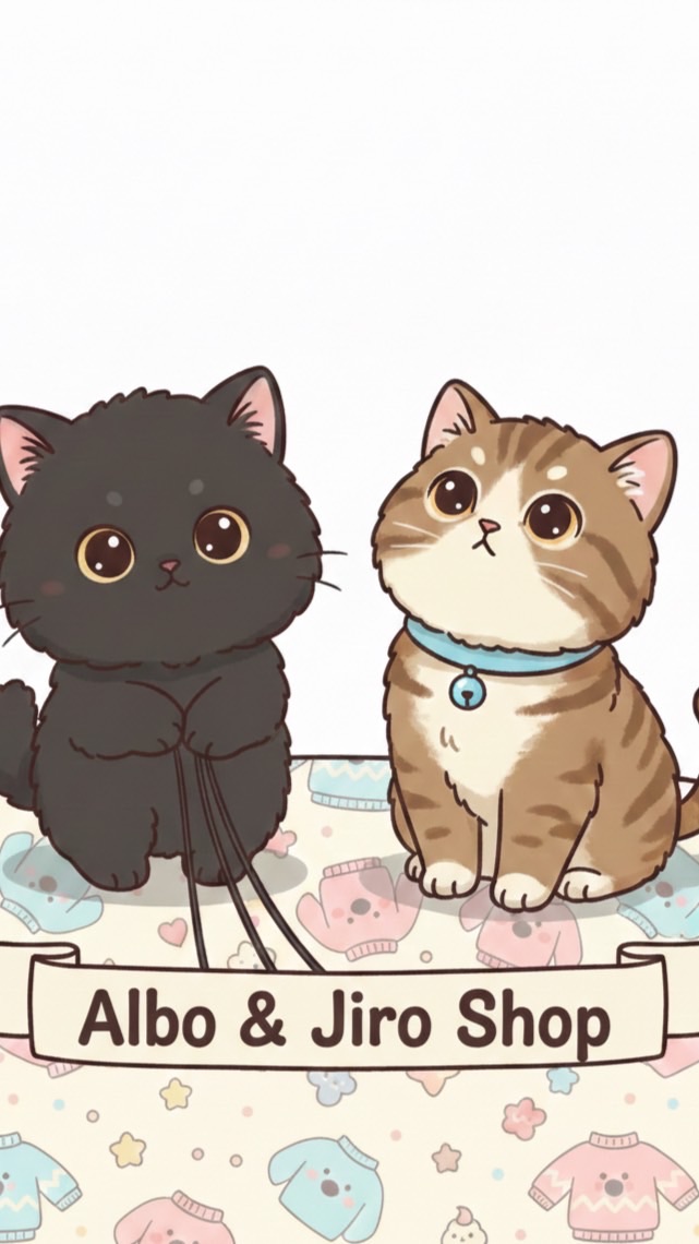 พี่อัลโบ้&น้องจีโร่พาช็อป😽