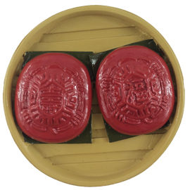 【收藏天地】台灣紀念品＊台灣土產冰箱貼-平安粿