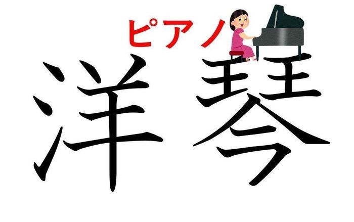 知っていると自慢できる 難読漢字クイズ 洋琴