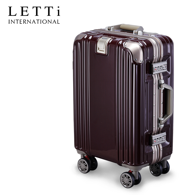 鏡面編織紋360度萬向避震輪TSA國際海關鎖