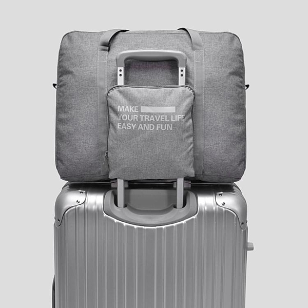 手提旅行包折疊旅行袋女大容量登機防水行李袋可套
