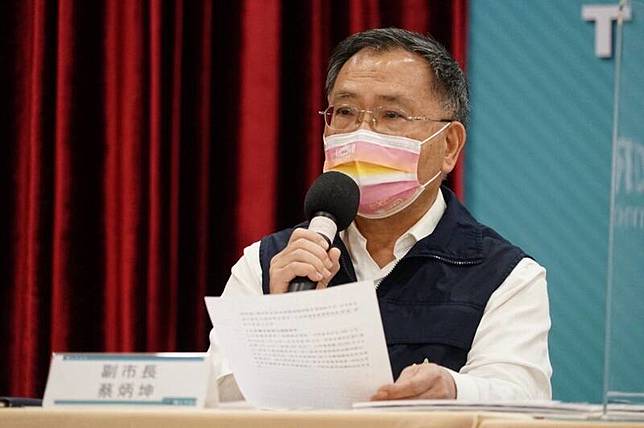 台北市前副市長蔡炳坤。(資料照，北市府提供)