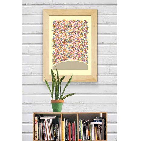 【摩達客】西班牙知名插畫家Judy Kaufmann藝術創作海報掛畫裝飾畫-塞車(附Judy