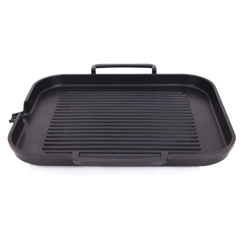 30*25CM，這是可使用的烤盤面積，請斟酌後再下單。3.此款為電磁爐專用，也可使用燃氣灶，電陶爐等，但建議配合電磁爐使用，延長烤盤使用壽命。4.近期發現有個別客戶的電磁爐不可用，出現電磁爐無法開啟，