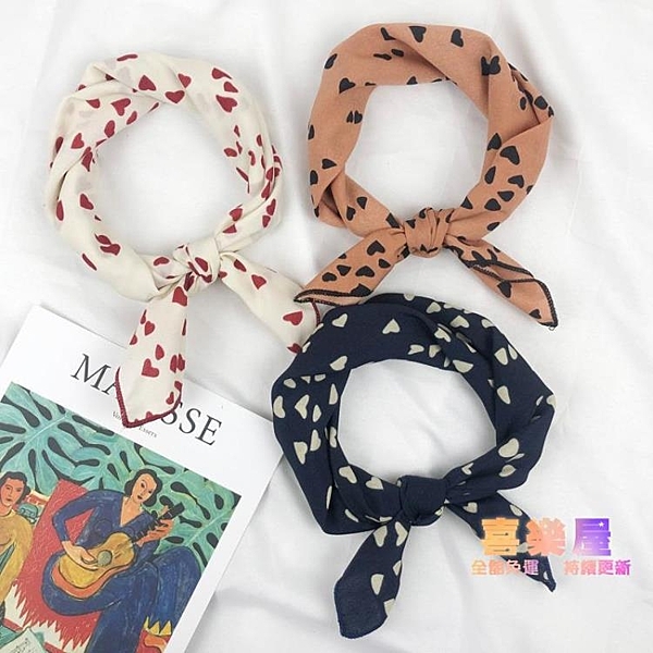 絲巾 小方巾絲巾女韓國領巾百搭薄款圍巾發帶裝飾長條秋冬脖子春秋 艾森堡