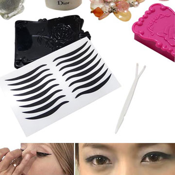 @日本歐美同步流行@雙眼順間放大@妳也是大師級彩妝@就算臉部出油眼妝也不再暈開了@小貓眼輕鬆完成