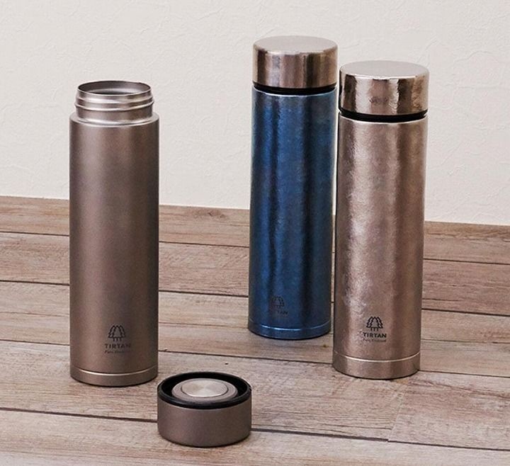 錆びない！？一生使えるチタンボトル「TIRTAN(タータン