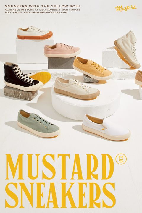 Mustard sneakers best sale