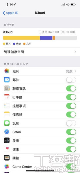 iCloud服務的應用範疇相當廣，其最主要涵蓋 iCloud Drive、Safari、備忘錄、聯絡人同步、行事曆與提醒事項等跨裝置同步功能。