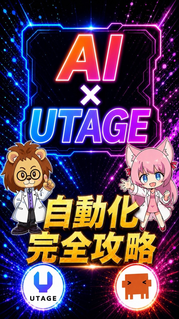 AI ×  UTAGE自動化Brain 近日公開