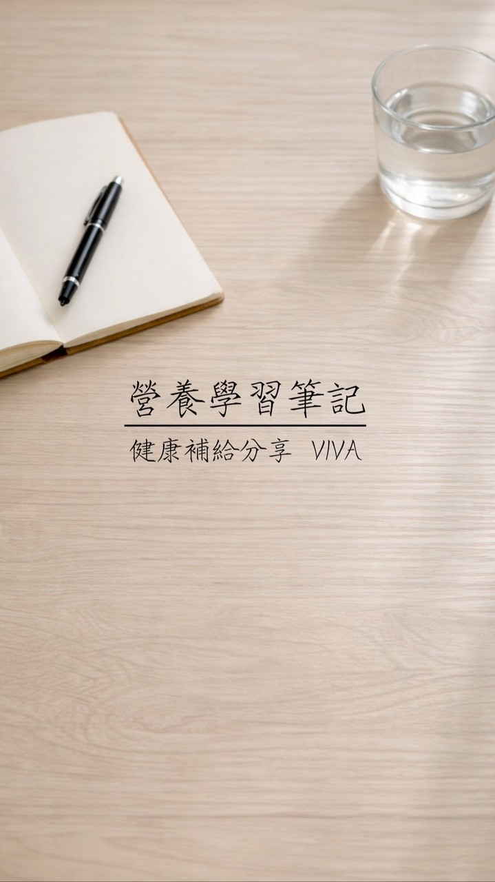 【威望VIVA】營養學習筆記｜健康補給分享