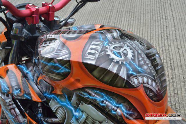  Kawasaki Z250 SL Berotot Grafis Techno