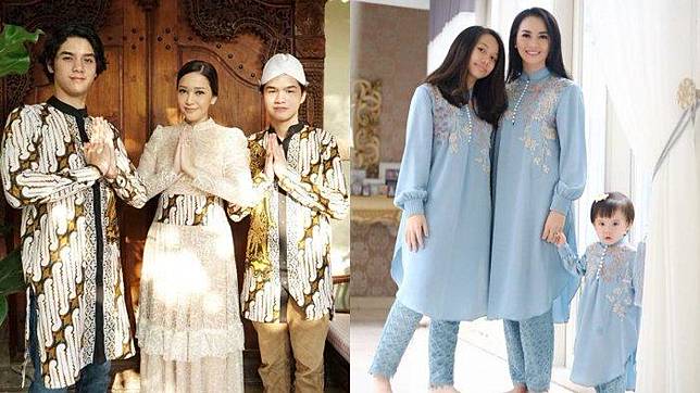 9 Inspirasi Seragam Lebaran 2020 Keluarga Artis Ternama Tasya Kamila Maia Estianty Hingga Syahrini Tribun Style Line Today