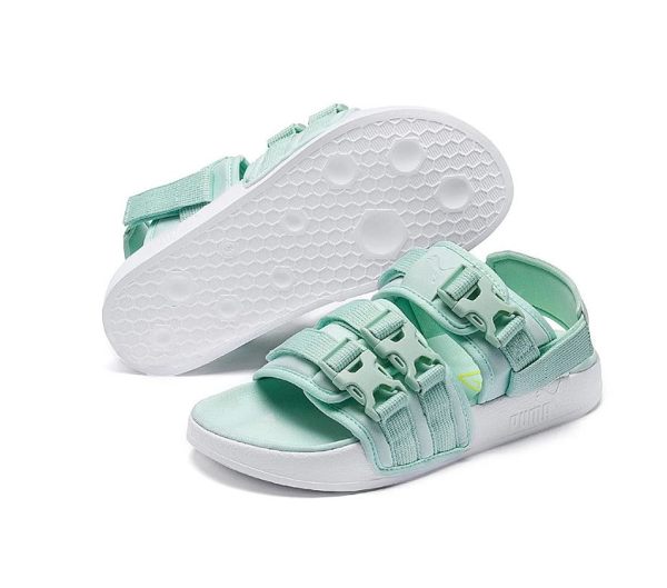 PUMA 男女款清水藍輕便涼拖鞋-NO.36940704