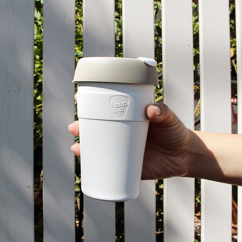 澳洲 KeepCup 雙層真空隨身杯/咖啡杯/環保杯/手拿杯 L-香草絲絨