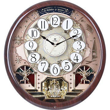 館長推薦|魔幻鐘面|高品質|機芯| 高品質石英靜音機芯|鐘殼材質| 無毒高品質塑鋼|特色| 整點音樂報時(18首)、精緻設計造型、音量調節 |特殊功能| 光控報時裝置