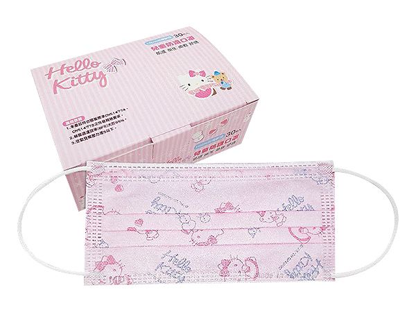SANRIO 三麗鷗~Hello Kitty成人醫療口罩(雪人)30入【DS001564】
