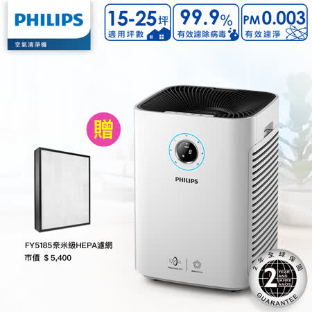 *可濾除到0.003 微米 (比PM2.5小800倍的微粒) *清除 99.97% 空氣過敏原 *最大潔淨空氣釋出量(CADR)：500m³/h *無線連網APP支持: 7天內戶外空汙染指數預測、濾網