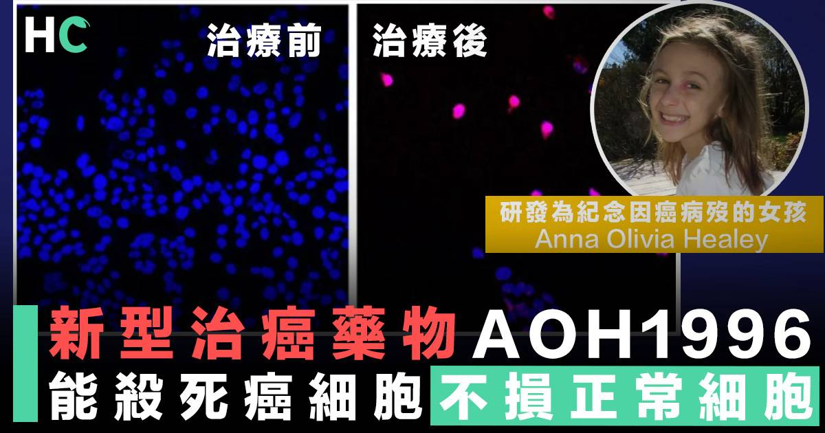 【治癌新藥】美國學者研發新型治癌藥物「AOH1996」或10年內面世 | Health Concept | LINE TODAY