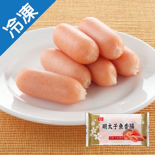 商品名稱 : 桂冠明太子魚香腸 品牌 : 桂冠 商品種類 : 火鍋料 數量 : 120G/盒 保存方式 : 冷凍-18度c以下 內容物成份 : 魚漿、水、旗魚肉、味醂、芥花油、魚卵、糖、小麥澱粉、蛋白