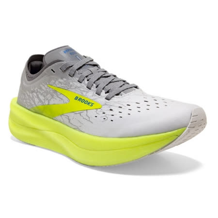 品牌: BROOKS型號: 1000371D111品名: Hyperion Elite 2 Carbon特點: 競速碳纖維板跑鞋 太陽神系列 灰 黃