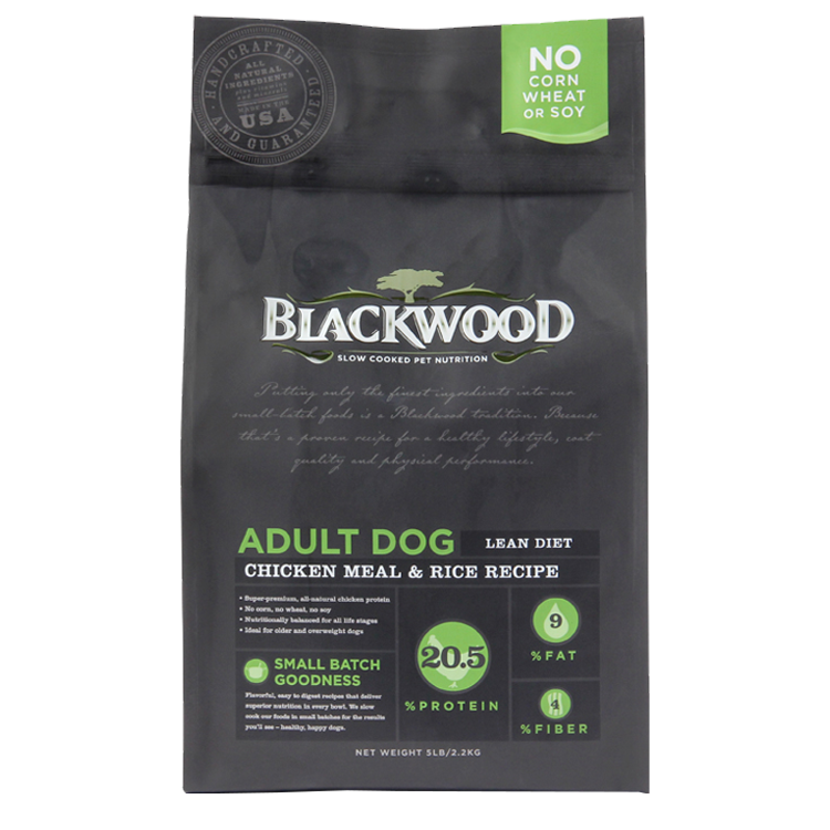 柏萊富 Blackwood 特調低卡保健配方 (雞肉+糙米) 5磅/15磅 成犬飼料 狗飼料 wdj推薦 老犬飼料 減肥飼料