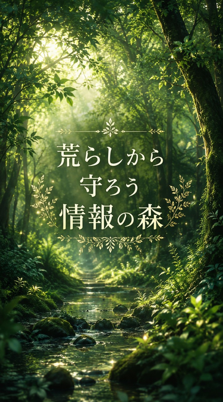 荒らしから守ろう情報の森