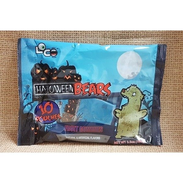 (萬聖節糖果)YUPI呦皮萬聖節邪惡小熊QQ糖 1袋100公克【8992741942089】