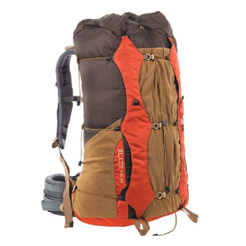 BLAZE 55 LITERS 專業輕量強韌登山包 棕/橘