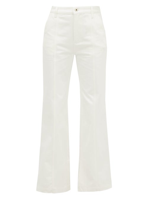 Loewe - These jeans are shaded in optic white that lends itself to confident daytime outfitting. The