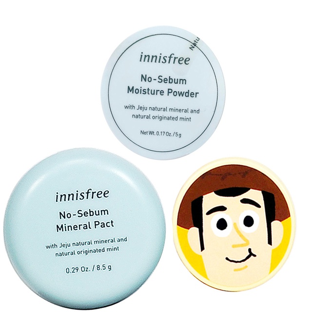 含礦物質控油成分，打造柔軟霧面肌膚，不再油光滿面皮脂吸附粉，親油性粉顆粒，可以講肌膚表面的皮脂吸收乾淨； 天然礦物質皮脂調節粉：超強吸油力的粉顆粒，可以快速吸收大量油脂； 含濟州天然礦物質和天然薄荷成