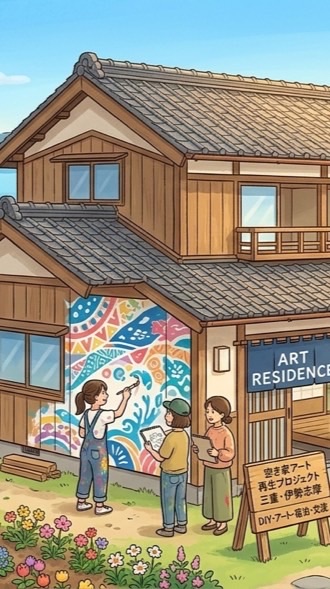みんなで作る！三重の空き家アート＆宿泊拠点（案）