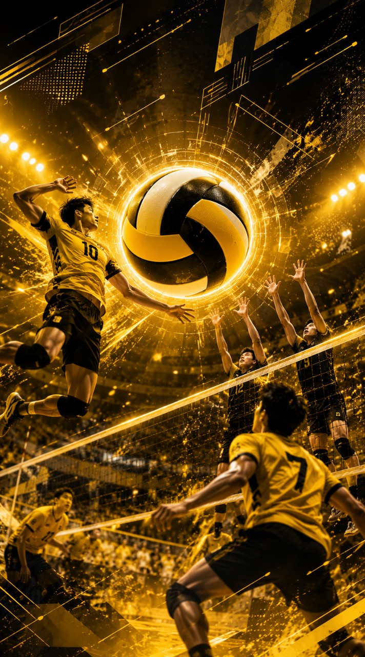 วอลเลย์บอล สีเหลือง💛