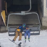 親子滑雪